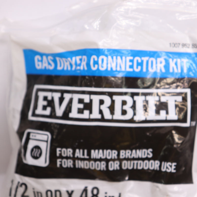 Everbilt Gas Dryer Connector Kit 4Ft EB15X114-Hose Only