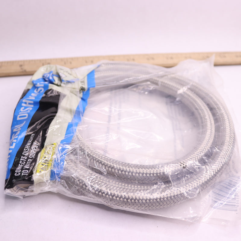 Everbilt Universal Dishwasher Supply Line Stainless Steel 3/8" - Hose Only