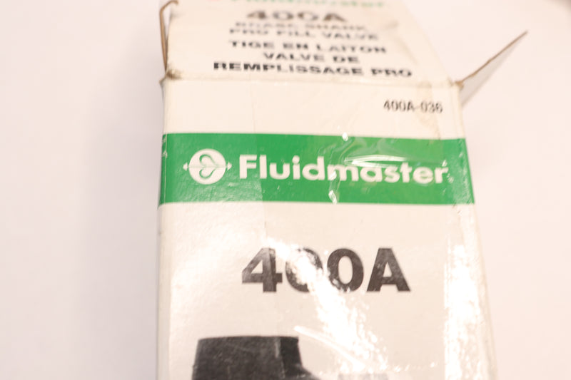 Fluidmaster 400A Universal Toilet Fill Valve with Brass Shank - Missing Nut
