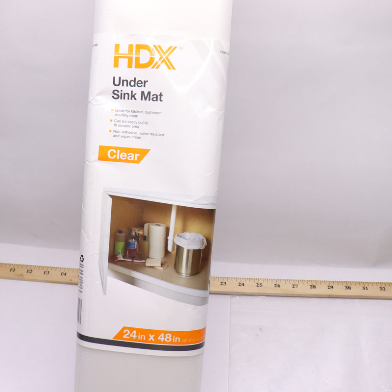 HDX Under Sink Mat Graphite 24" X 48" 1008 128 467