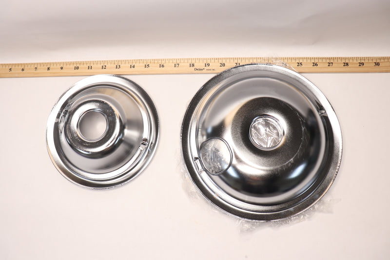 (4-Pk) Everbilt Drip Bowl Chrome for GE Electric Ranges 1004 030 631