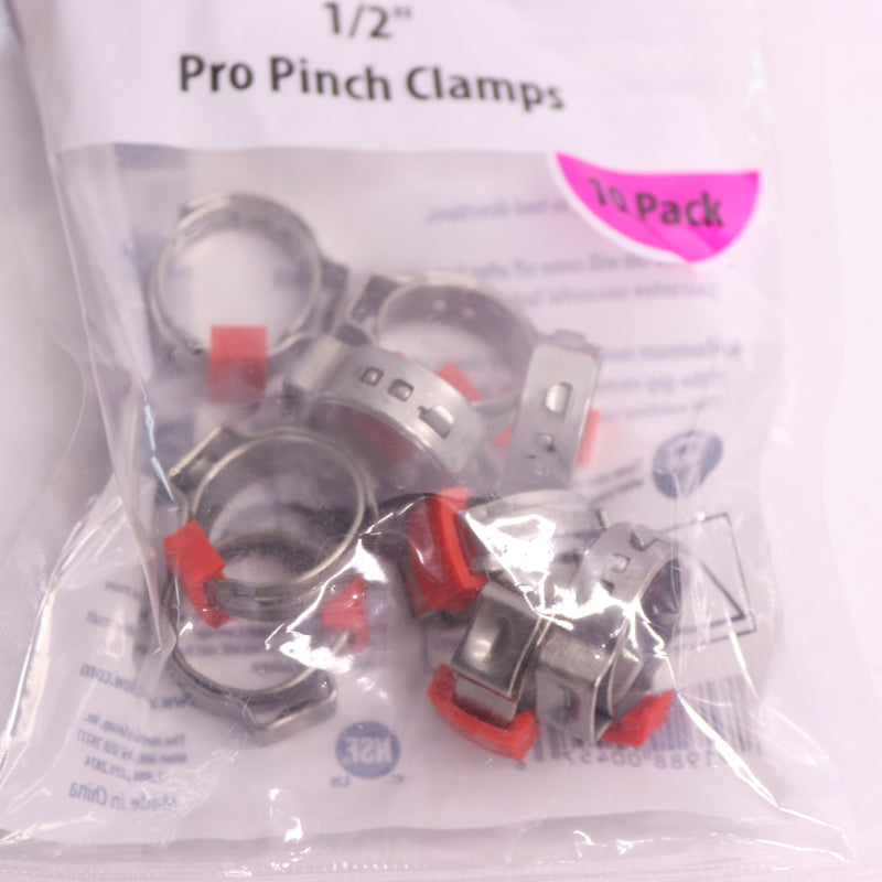 (10-Pk) Apollo PEX Pipe Clamp Rings Stainless Steel 1/2" PXPRO1210PK