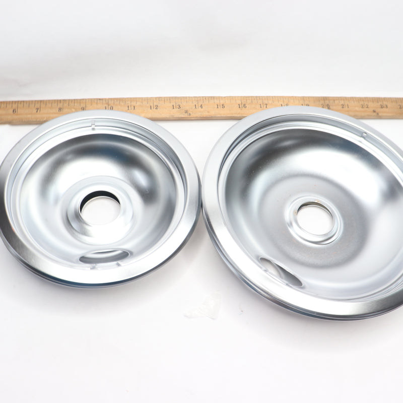 (4-Pk) Everbilt Universal Chrome Drip Bowl for Electric Ranges 1004030553