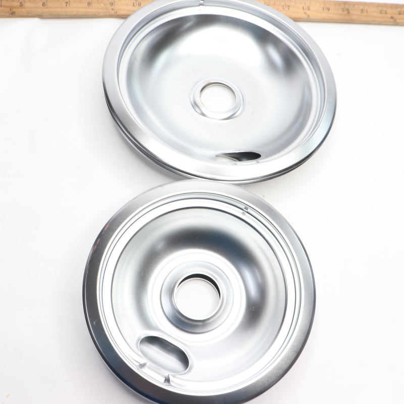 (4-Pk) Everbilt Universal Chrome Drip Bowl for Electric Ranges 1004030553