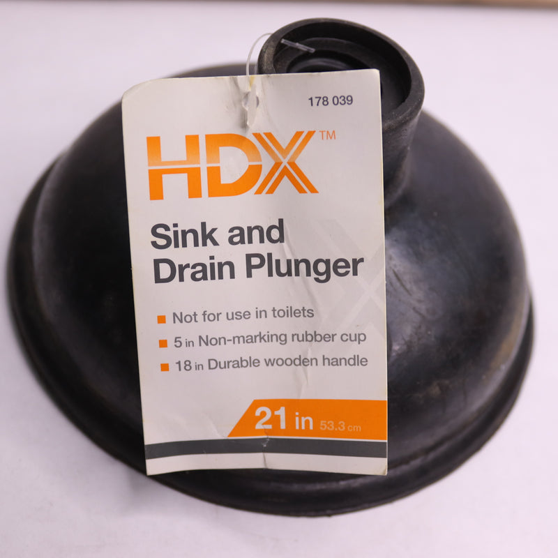 HDX Sink and Drain Plunger 178 039 - Missing Stick