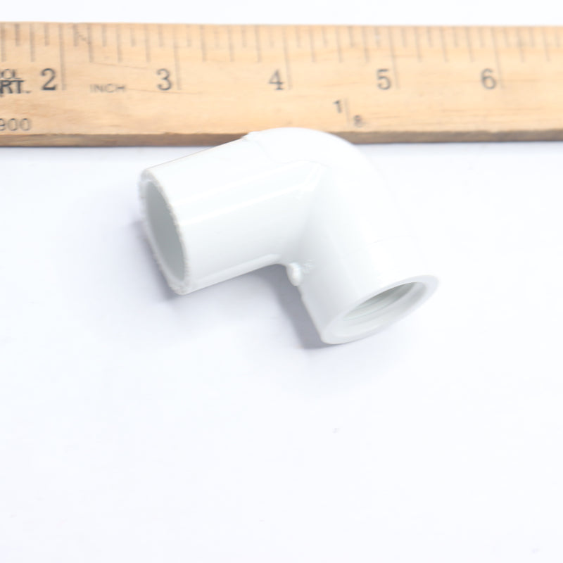 Dura 90° Elbow PVC White Schedule 40 CP407-005