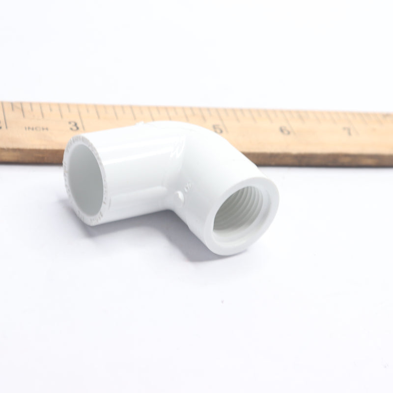 Dura 90° Elbow PVC White Schedule 40 CP407-005