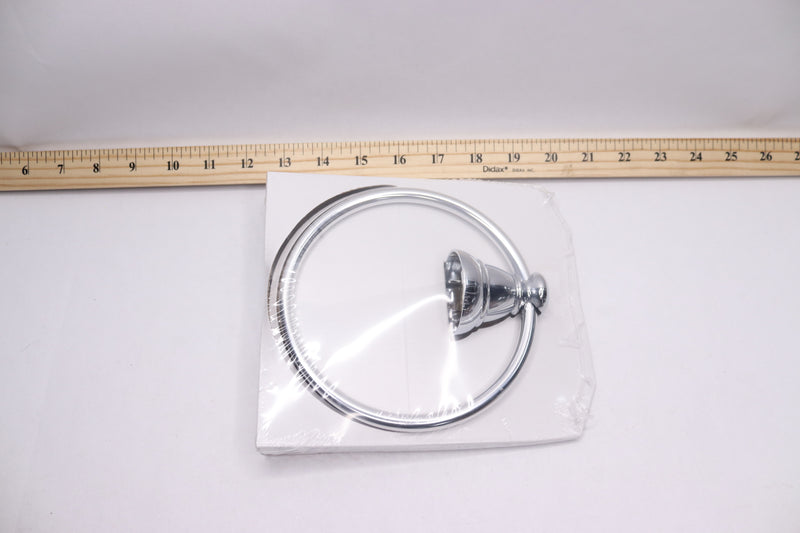 Moen Banbury Bathroom or Kitchen Towel Ring Metal Chrome Y2686CH