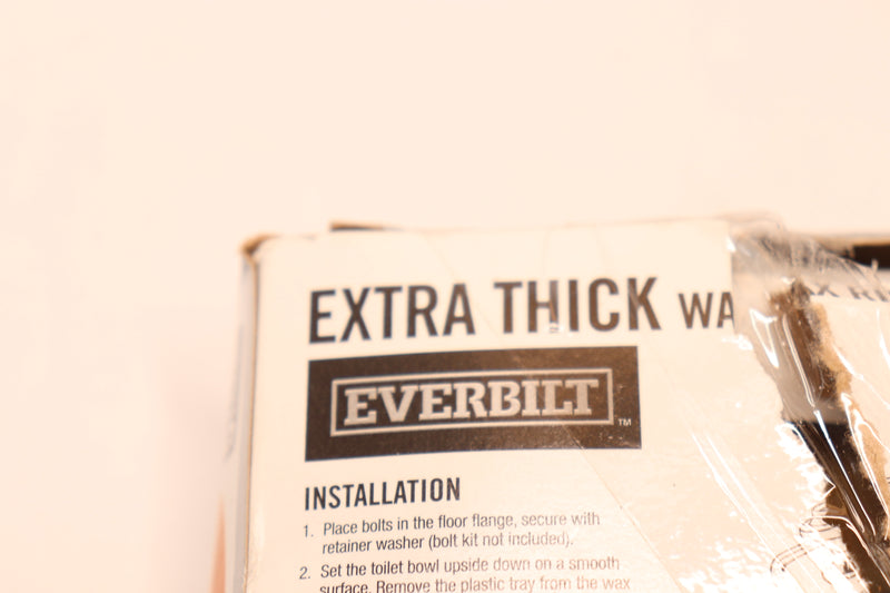 Everbilt Toilet Wax Ring Extra Thick with Plastic Horn 256416