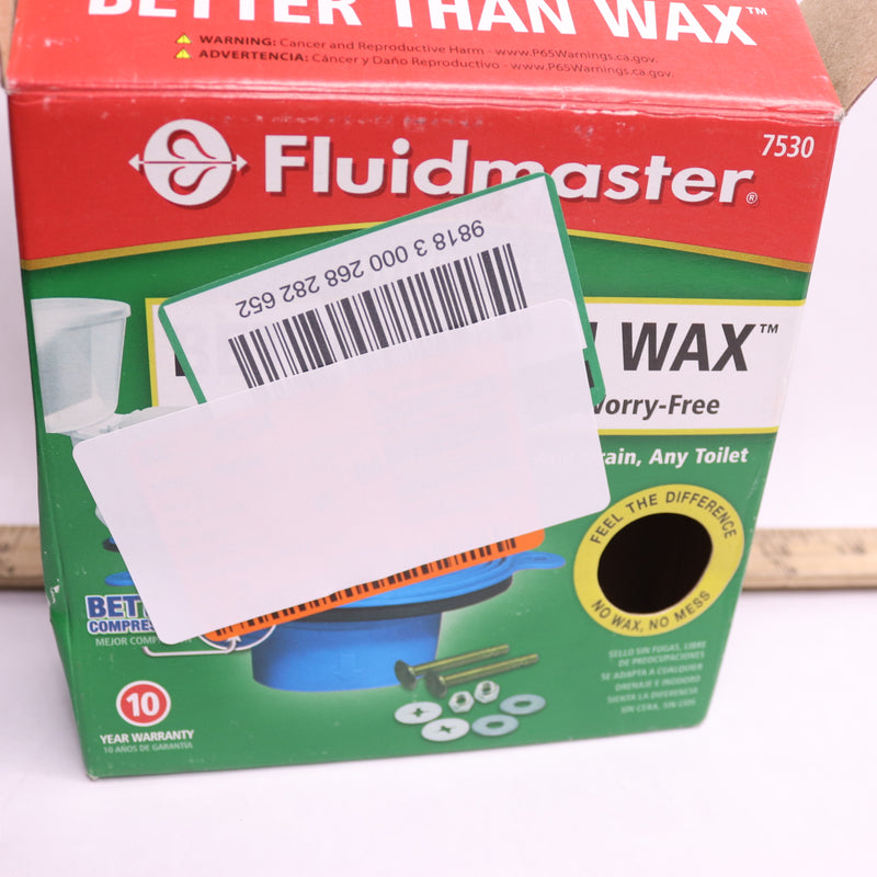 Fluidmaster Toilet Gasket Better Than Wax Rubber Blue 5.5" 7530