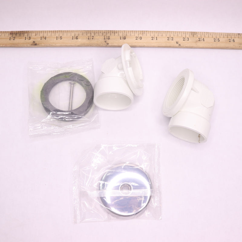 Everbilt Bath Waste & Overflow Drain Plumbers Kit Sch40 1-1/2"-Missing Drain