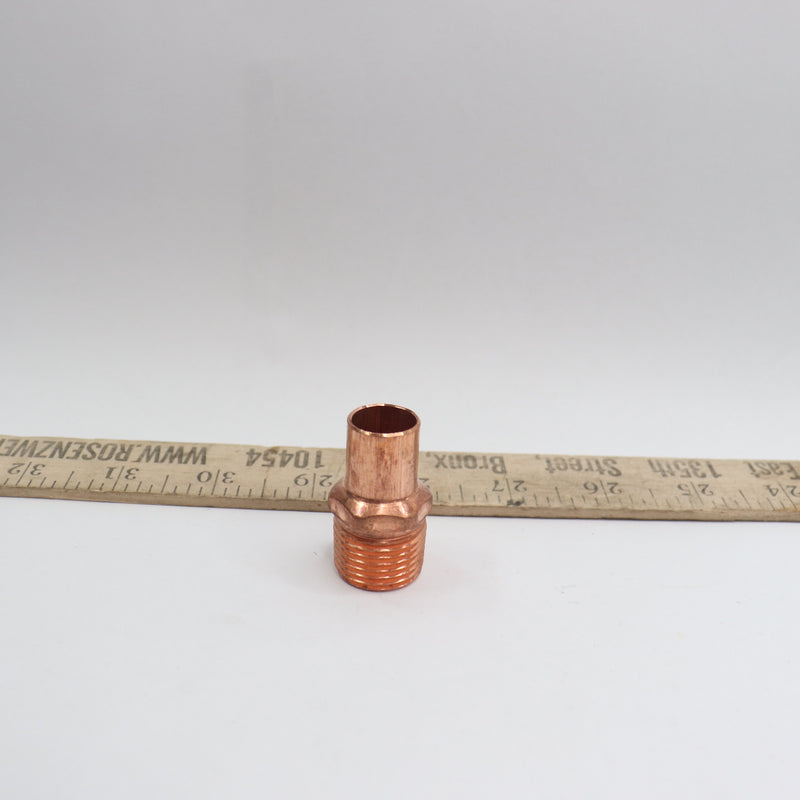 Everbilt Fitting Adapter Copper 1/2" 701009