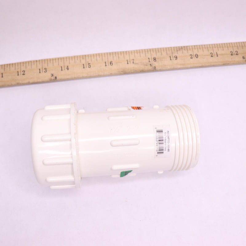 Compression Coupling PVC 1-1/2" x 1-1/2" PVCCOMP112 - Incomplete