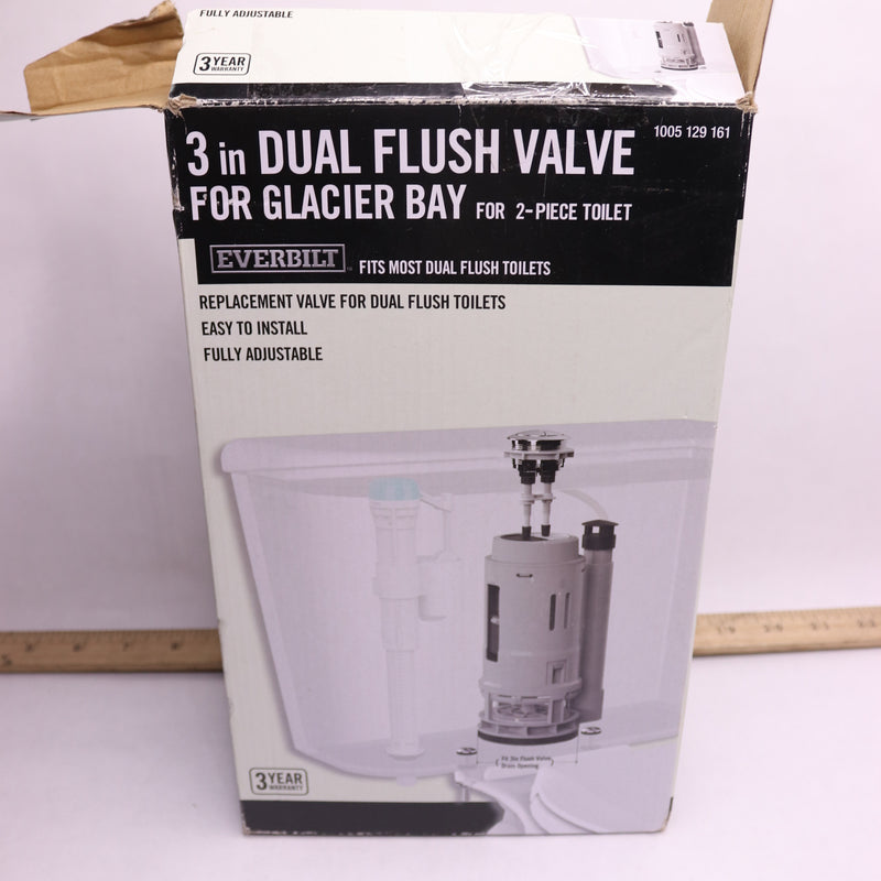 Everbilt Dual Flush Valve Gray 3" 1005 129 161-Missing White Rods