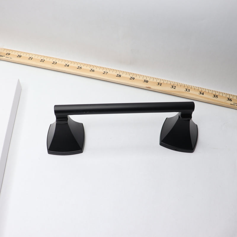 Pfister Bellance Wall-Mounted Toilet Paper Holder Matte Black BPHBLL0B