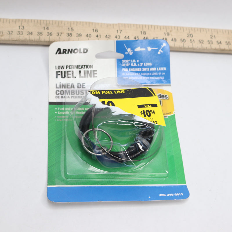 Arnold Low Permeation Fuel Line 3/32" x 3/16" x 2" 490-240-0013