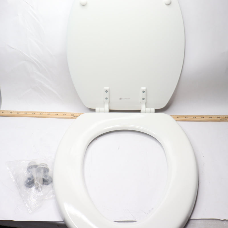 (1-Pk) Glacier Bay Front Lift-Off Elongated Closed Toilet Seat White 546077