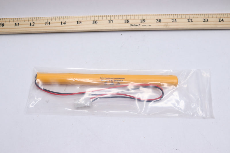Battery Pack Replacement 4.8V 800mAh Ni-CD For Emergency / Exit Light