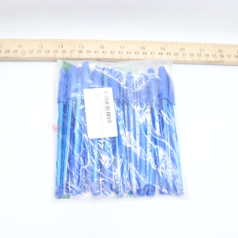 (18-Pk) Paper Mate InkJoy Ballpoint Stick Pens Medium Point Blue Ink