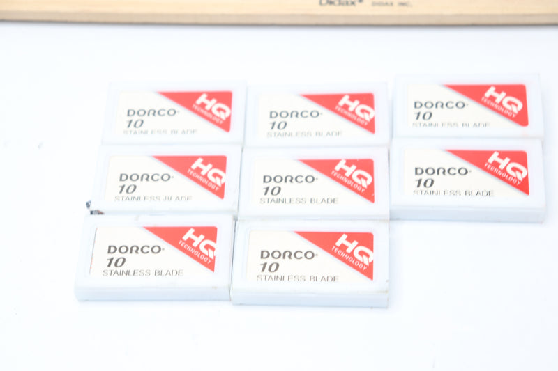 (80-Pk) Dorco Double Edge Razor Blades Stainless Steel ST301