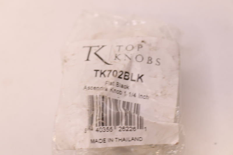 Top Knobs Square Cabinet Knob 1-1/4" TK702BLK