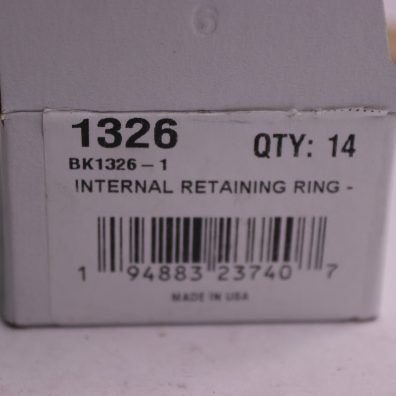 (14-Pk) Napa Snap Rings Basic Internal Retaining Ring 1326