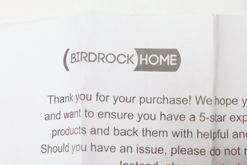 Birdrock Home 6-Dual Hooks Rack Rail Metal Black Pine - Damagaed, Chipped Wood