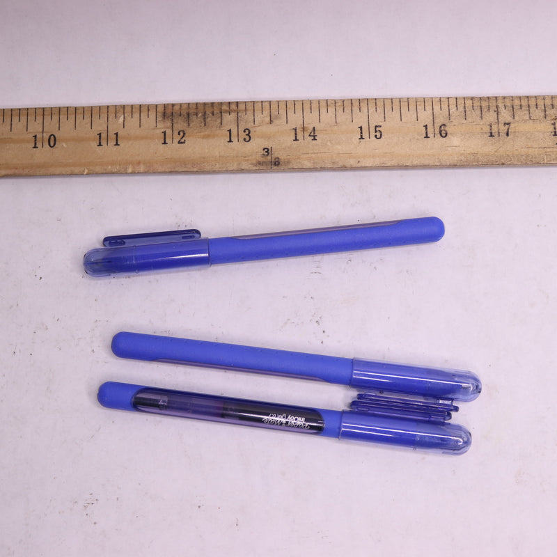 (3-Pk) Paper Mate Gel Pens Plastic Dark Blue Medium Point 0.7 2023006