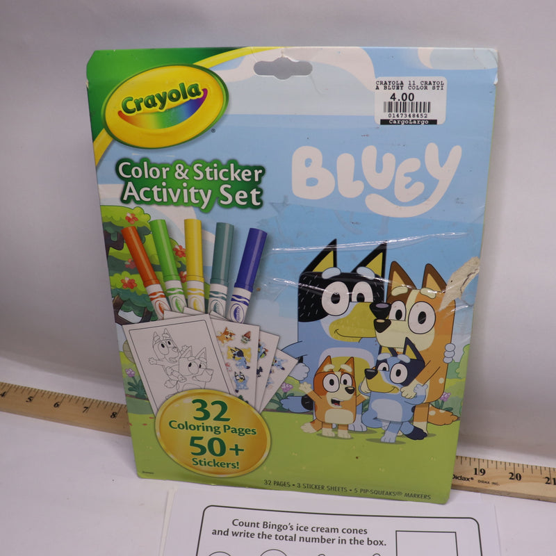 Crayola Bluey Color & Sticker Activity Set 04-2743