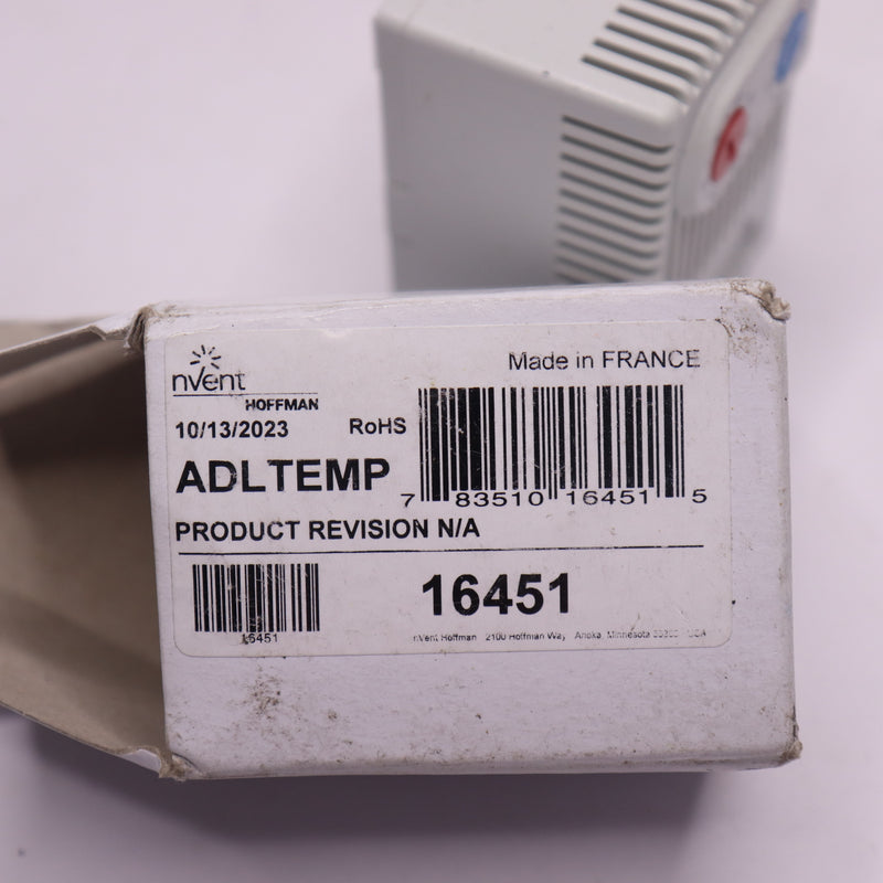 Hoffman ADLTEMP Dual Thermostat N0/NC 16451