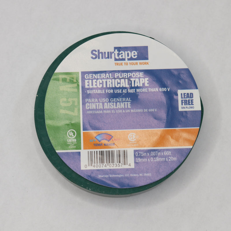Shurtape General Purpose Colored Vinyl Electrical Tape 3/4" x 66'