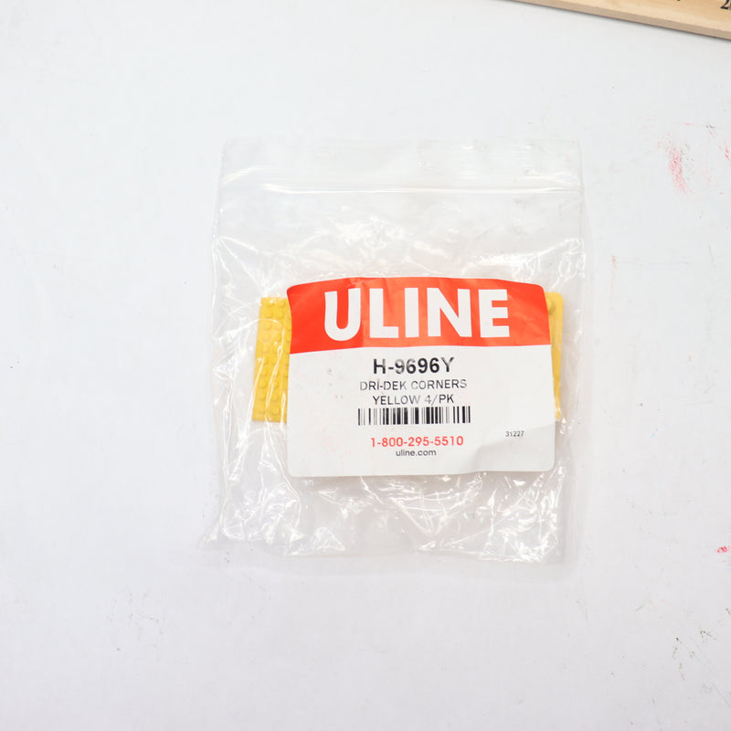 (4-Pk) Uline Dri-Dek Corners Yellow H-9696Y