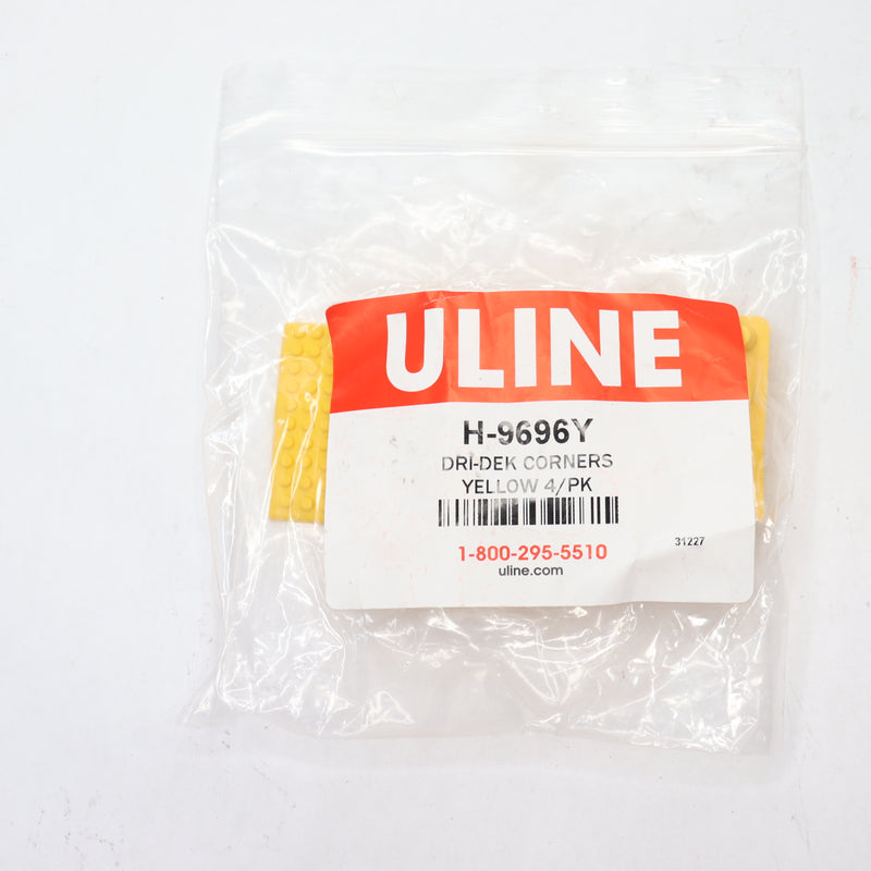 (4-Pk) Uline Dri-Dek Corners Yellow H-9696Y
