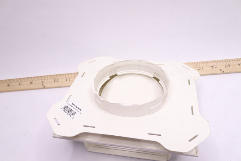 Builders Edge Hooded Vent White 4" M00030804001