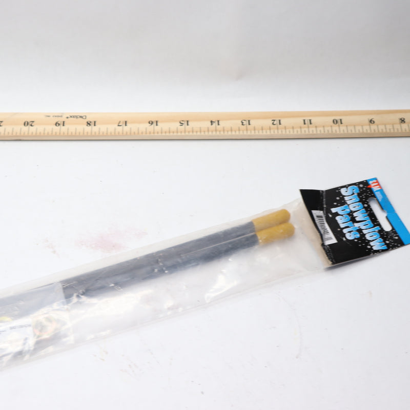 (2-Pk) Snowplow Universal Blade Guide Kit Nylon Black 22.5" 1308300