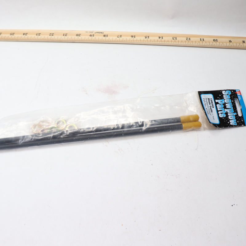 (2-Pk) Snowplow Universal Blade Guide Kit Nylon Black 22.5" 1308300