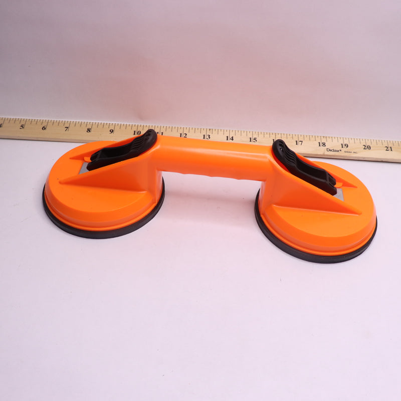 Double Cup Suction Lifter Plastic Orange 118mm