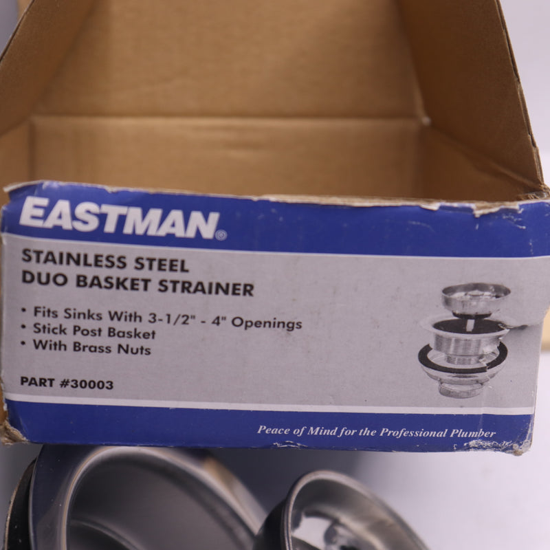 Eastman Kitchen Sink Strainer with Flange and Brass Slip-Joint Nut 30003