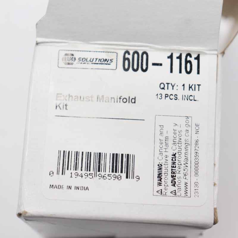 (13-Pk) Napa Exhaust Manifold Hardware Kit 600-1161 COMPLETE