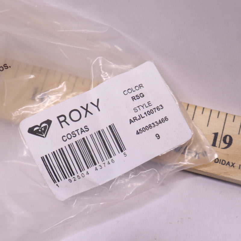 (Pair) Roxy Costas Sandal Rose Gold Size 6 ARJL 100763