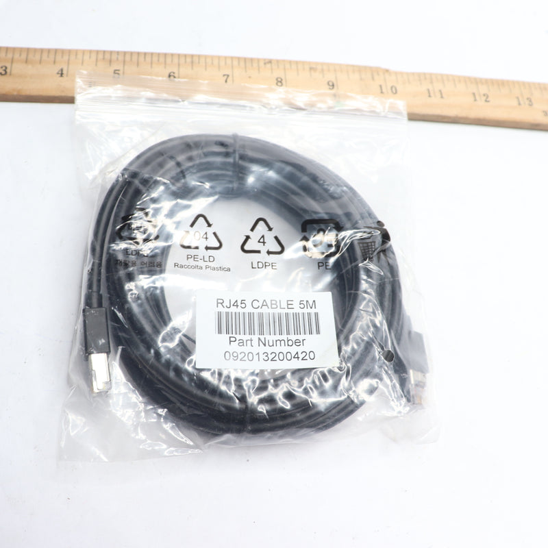 Patch Cable RJ45 Black 5M 092013200420
