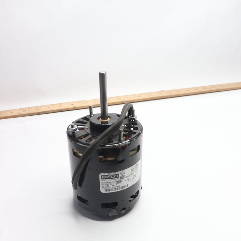 Fasco Shaded Pole Motor 1/15 HP 230 V 33" Dia 1043766