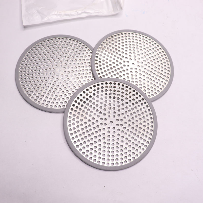 (3-Pk) Hair Catcher Stainless Steel and Silicone