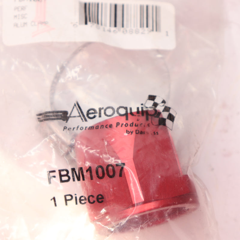 Aeroquip Pro-Clamp Hose Connector Aluminum Red 1.13"ID x 1.41"OD FBM1007