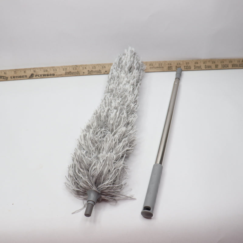Dust Brush For Ceiling Floor Microfiber Stainless Steel 19" x 9Ft