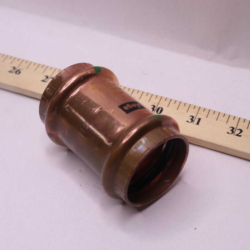 Viega ProPress Coupling with Stop Copper 1-1/2" x 1-1/2" 78067