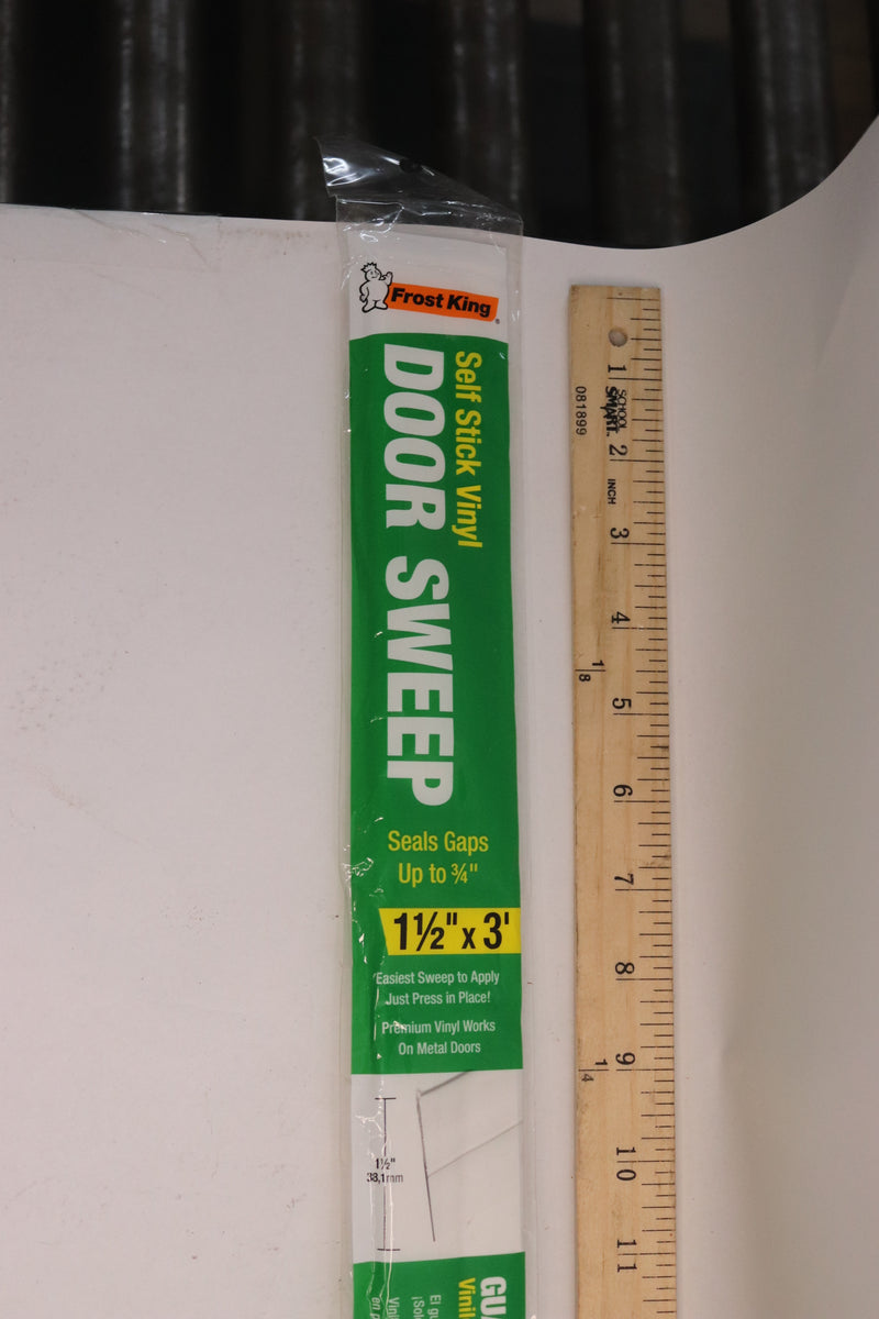 Frost King Door Sweep White 1-1/2" x 36" DS101WH