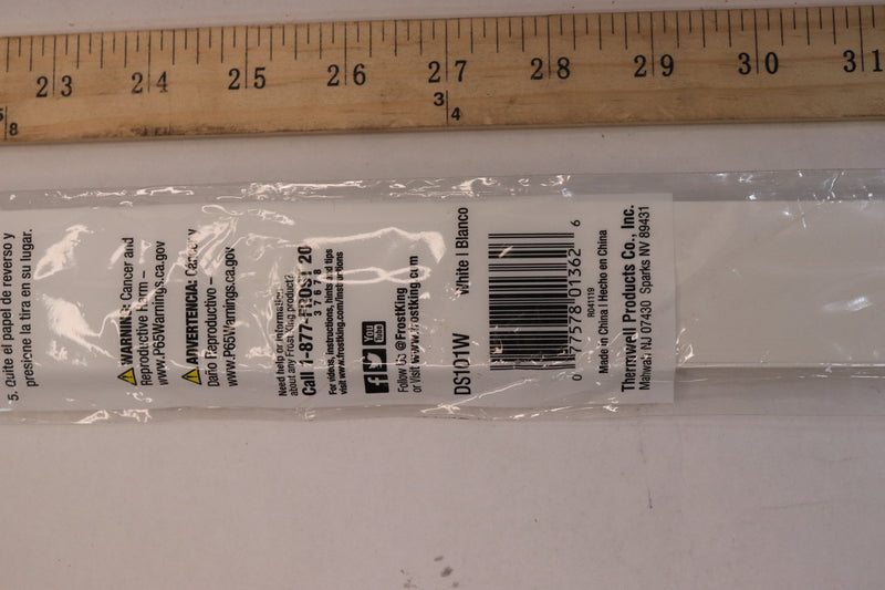 Frost King Door Sweep White 1-1/2" x 36" DS101WH