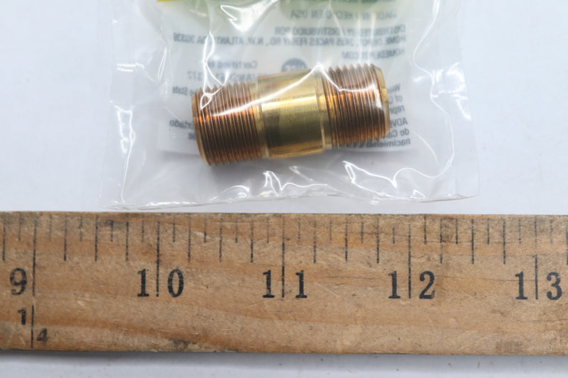 Everbilt Pipe Nipple Fitting Brass 3/8" x 1-1/2"MIP 733 049