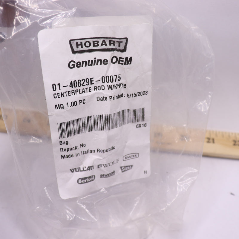 Hobart Centerplate Rod with Knob 01-40829E-00075